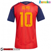 Ženske Nogometnih dresov Španija Dani Olmo #10 Domači SP 2026 Kratki rokavi